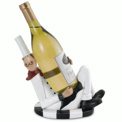 Shopwinestuff Monsieur Chef Bottle Holder Wine Racks & Holders