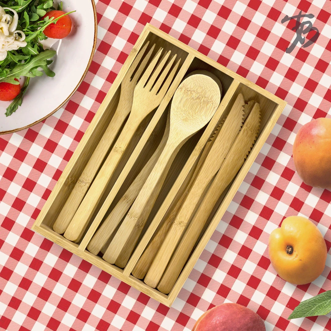 Brand new β¨ Storage & Organization Totally Bamboo 12-Piece Bamboo Flatware Set With Portable Storage Case π 2 Storage & Organization Totally Bamboo 12-Piece Bamboo Flatware Set With Portable Storage Case