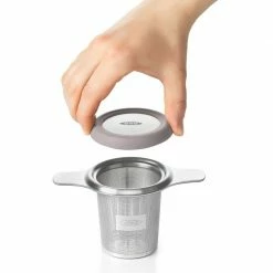 OXO Good Grips Stainless Steel Tea Infuser Basket In Black OXO Coffee & Beverage