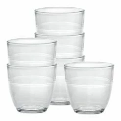 Duralex Glassware Duralex Gigogne 7 3/4-Ounce Glasses (Set Of 6)