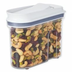 Organize With OXO OXO Good Grips 25.6 Oz. Clear Food Container With Dispenser Top In White