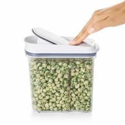 Organize With OXO OXO Good Grips 38.4 Oz. Clear Food Container With Dispenser Top In White