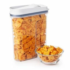 Organize With OXO OXO Good Grips 51.2 Oz. Clear Food Container With Dispenser Top In White