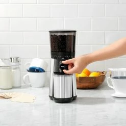OXO Conical Burr Coffee Grinder In Stainless Steel OXO Coffee & Beverage