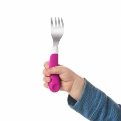 OXO Tot Baby & Toddler OXO Tot On The Go Fork And Spoon Set With Travel Case In Pink