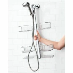 OXO Shower & Bathroom OXO Good Grips Stainless Steel Hose Keeper Shower Caddy