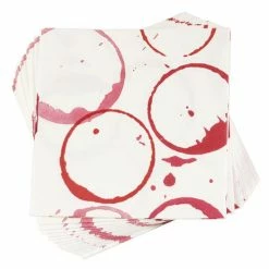 True Fabrications Wine Stain Cocktail Napkins Wine Glass Accessories