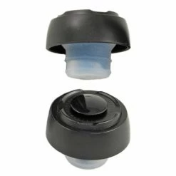 Wine Bottle Stoppers True Fabrications Black Vacuum Stopper Set