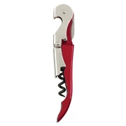 Waiter Style Corkscrews True Fabrications Truetap Double Hinge Waiterstyle Corkscrew- Metallic Red