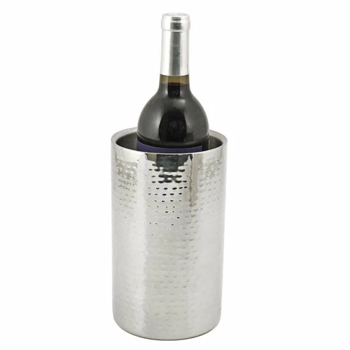 True Fabrications Hammered Metal Bottle Cooler Champagne Buckets/Wine Chillers
