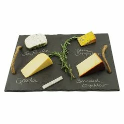 Cheese/Cutting Boards True Fabrications Vintage And Vine Slate Board