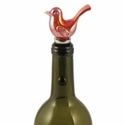 True Fabrications Assorted Little Bird Glass Stoppers