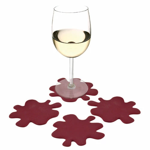 Wine Glass Accessories True Fabrications Wine Splash Coasters
