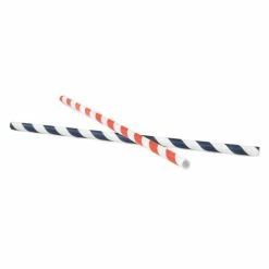 True Fabrications Country Home Striped Straws Food Servers And Storage