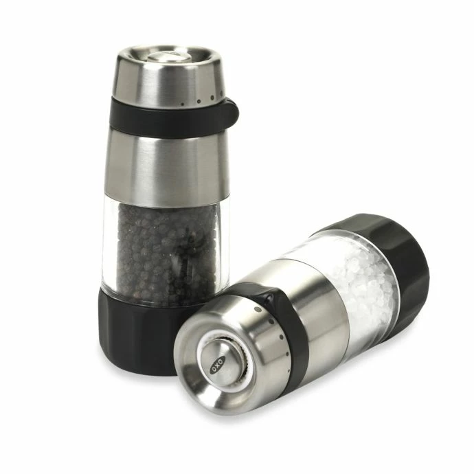 New π OXO Good Grips Salt & Pepper Grinder Set π€© 3 OXO Good Grips Salt & Pepper Grinder Set