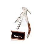 Shopwinestuff Donatello Waiters Corkscrew- Sapele Handle