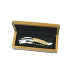 Shopwinestuff Waiter Style Corkscrews Michelangelo Waiters Corkscrew- Beechwood Handle