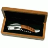 Shopwinestuff Michelangelo Waiters Corkscrew- Rosewood Handle