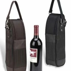 Wine Carry Bags Picnic At Ascot New York Single Bottle Carrier