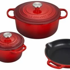 Top 10 π Le Creuset Dutch Ovens Le Creuset 5 Piece Enameled Cast Iron Signature Set π 18 Le Creuset Dutch Ovens Le Creuset 5 Piece Enameled Cast Iron Signature Set