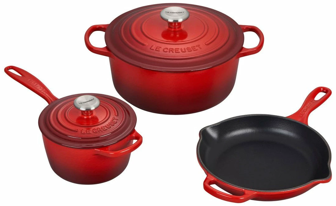 Top 10 π Le Creuset Dutch Ovens Le Creuset 5 Piece Enameled Cast Iron Signature Set π 9 Le Creuset Dutch Ovens Le Creuset 5 Piece Enameled Cast Iron Signature Set