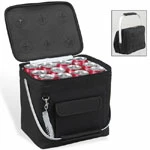 Picnic At Ascot 6-Bottle Collapsible Multi-purpose Cooler - Black Wine Carry Bags