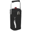 Wine Carry Bags Picnic At Ascot Single Bottle Tote - Black