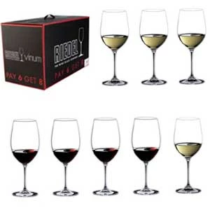Flash Sale π Riedel Vinum Chardonnay / Bordeaux Set Of 6 + 2 Free (Set Of 8) Riedel Value Sets 𧨠1 Riedel Vinum Chardonnay / Bordeaux Set Of 6 + 2 Free (Set Of 8) Riedel Value Sets