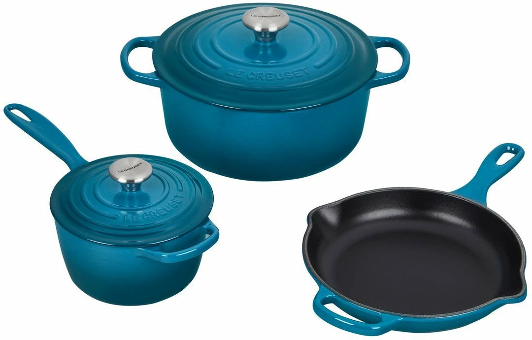 Top 10 π Le Creuset Dutch Ovens Le Creuset 5 Piece Enameled Cast Iron Signature Set π 10 Le Creuset Dutch Ovens Le Creuset 5 Piece Enameled Cast Iron Signature Set