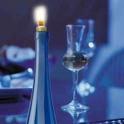 Epic Products Ceramic Bottle Candle - Green Wine Bottle Accessories