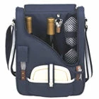 Picnic At Ascot Two Bottle Wine & Cheese Cooler W/ Glasses