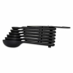 OXO Good Grips 7-Piece Plastic Measuring Spoons In Black Cook With OXO
