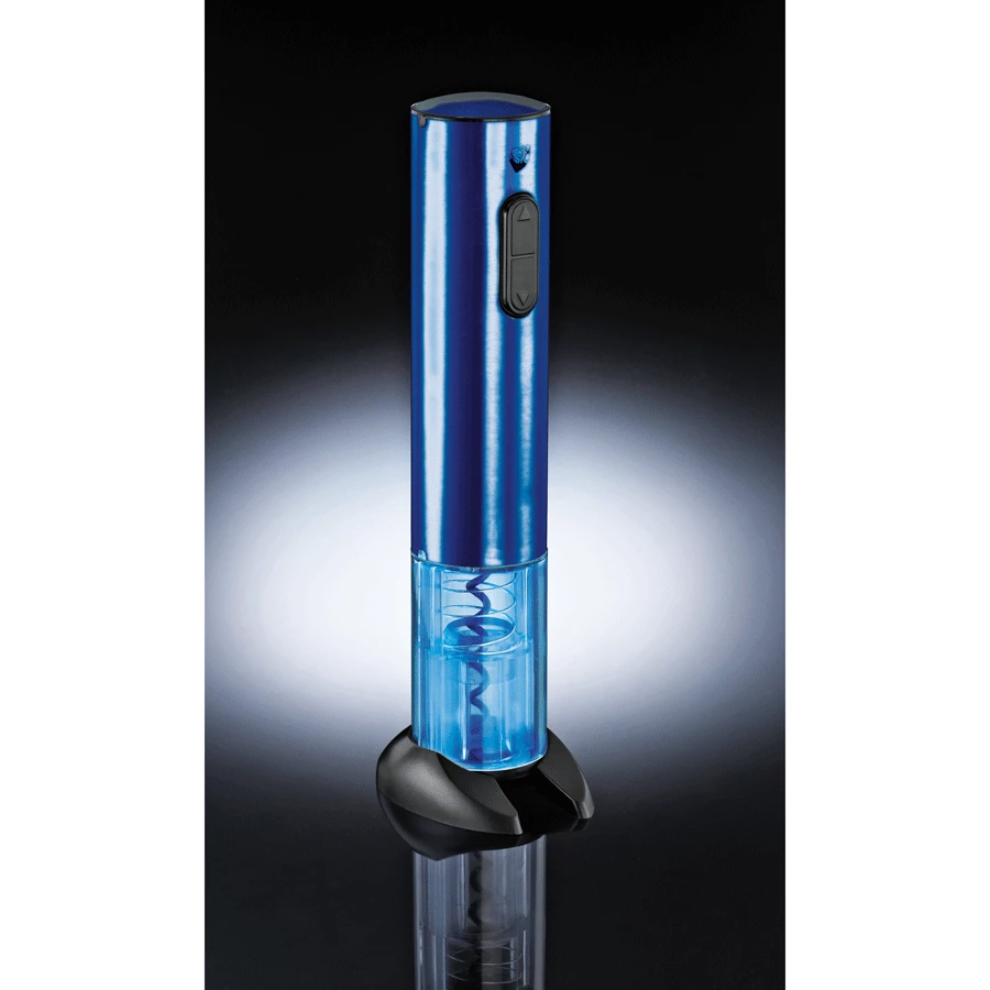 Promo 🤩 Wine Enthusiast Electric Blue Push-Button Corkscrew- Cobalt Blue Electric Corkscrews 🎁 3 Wine Enthusiast Electric Blue Push-Button Corkscrew- Cobalt Blue Electric Corkscrews
