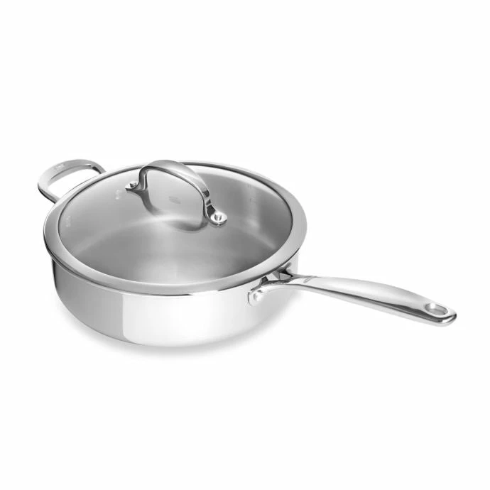 Top 10 👏 OXO Good Grips Tri-Ply Pro 4 Qt. Stainless Steel Covered Saut Pan Cook With OXO ❤️ 1 OXO Good Grips Tri-Ply Pro 4 Qt. Stainless Steel Covered Saut Pan Cook With OXO