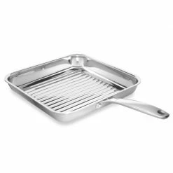 OXO Good Grips Tri-Ply Pro 11-Inch Stainless Steel Square Grill Pan