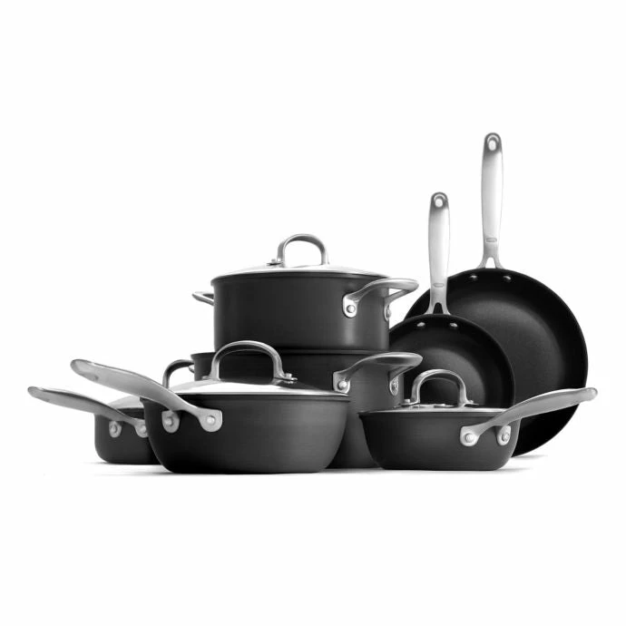 Best Sale β OXO Good Grips Hard Anodized Pro Nonstick 12-Piece Cookware Set Cook With OXO π 1 OXO Good Grips Hard Anodized Pro Nonstick 12-Piece Cookware Set Cook With OXO