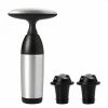 OXO SteeL Vacuum Wine Preserver With 2 Stoppers Cook With OXO