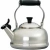 Le Creuset 1.7 Quart Stainless Steel Whistling Tea Kettle Le Creuset Stockpots & Tea Kettles