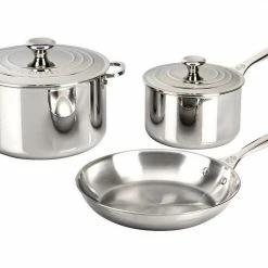 Le Creuset 5 Piece Stainless Steel Cookware Set