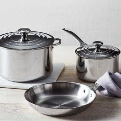 Le Creuset 5 Piece Stainless Steel Cookware Set
