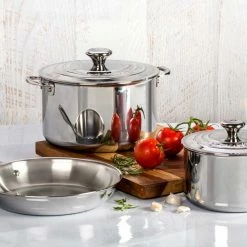 Le Creuset 5 Piece Stainless Steel Cookware Set