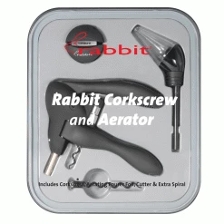Lever Model Corkscrews Metrokane Rabbit Corkscrew With Houdini Aerating Pourer Kit