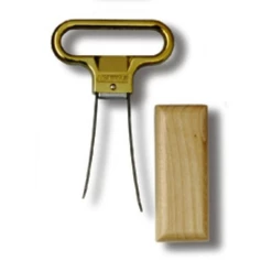 Other AH-SO Corkscrews Ahh Super Two-Prong Cork Extractor Brass - Birch
