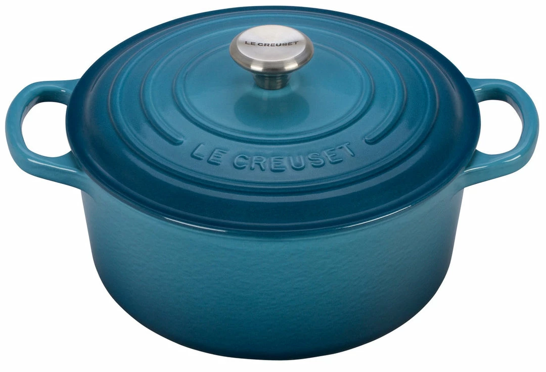 Best Sale 🥰 Le Creuset Signature 13.25 Quart Round Enameled Cast Iron Dutch Oven ⭐ 5 Le Creuset Signature 13.25 Quart Round Enameled Cast Iron Dutch Oven