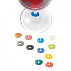 True Fabrications Assorted Colorful Silicone Wine Charms