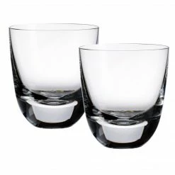 Villeroy & Boch American Bar Straight Bourbon 3-1/2 Inch Cocktail Tumbler, Set Of 2