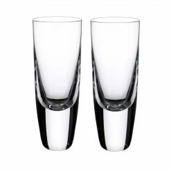 Villeroy & Boch American Bar Straight Bourbon 5-1/2 Inch Shot Tumbler, Set Of 2 Villeroy & Boch American Bar Glassware