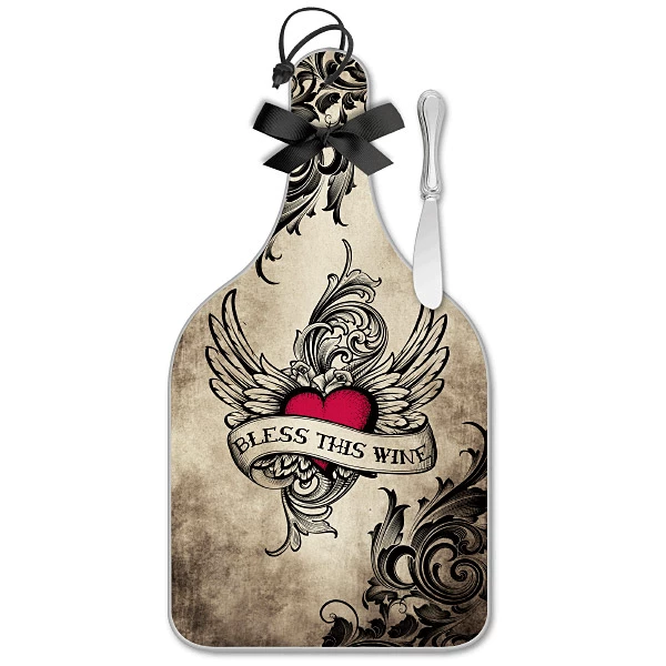 Cheapest 😍 Epic Products Bless This Wine Cheese Server - Large Cheese/Cutting Boards 🌟 1 Epic Products Bless This Wine Cheese Server - Large Cheese/Cutting Boards