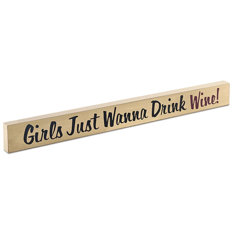 Best reviews of π₯° Epic Products π§ Girls Just Wanna Drink Wine! Wood Block Sign - Large Wine / Beer Signs π 1 Epic Products Girls Just Wanna Drink Wine! Wood Block Sign - Large Wine / Beer Signs