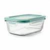 OXO Good Grips 3.5-Cup Smart Seal Rectangle Glass Container Organize With OXO